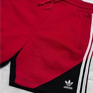 🆕 Adidas Red and Black Joggers